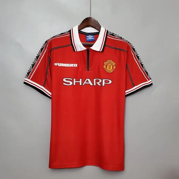 Camiseta de fútbol Manchester United 1998/99 LOCAL MANGA CORTA VERSION FAN